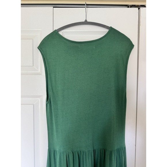 FP Free People Beach Green Dress With Pockets Women's Size XS Scoop Neckline 54" - Picture 6 of 8